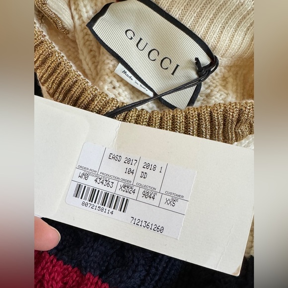NWT Gucci 100% Wool Sweater - Picture 8 of 10